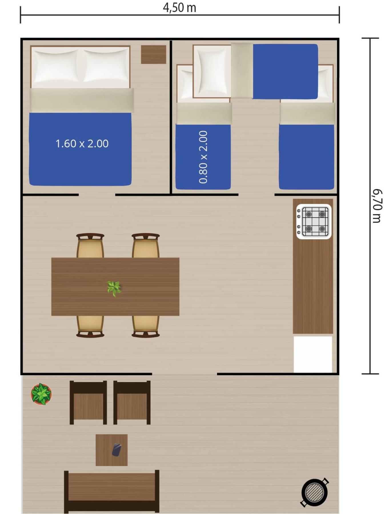 Easyatent Camping Stella Maris Umag Pokoj fotografie